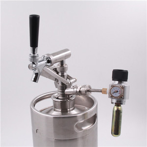 Barril de Cerveza de Acero Inoxidable de 5L con Conector Tipo A/S - Product Image 1