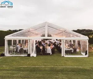 Breite 15m günstige Party-Zelte weiße Hochzeits-Dekoration-Zelt