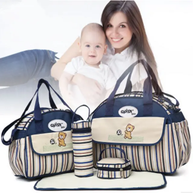 Multifuncional mejor precio bebé bolsa impermeable mamá bebé bolsa de alta calidad pañal mochila bolsa