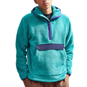 custom embroidered sherpa pullover