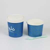 Bol à soupe jetable en papier kraft à paroi simple avec couvercle en papier ventilé, anti-brûlure et écologique, pour la livraison de nouilles/soupes et la restauration