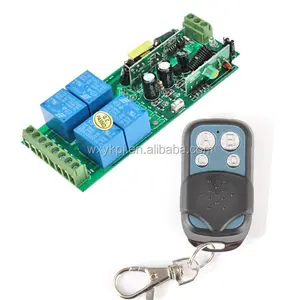 AC120V 220V 4 Channel/4ch Relay Rf Remote Control Nirkabel Beralih Remote Controller