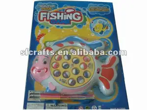 Vedere immagini più grandi di plastica gioco di pesca giocattoli; interessati mare animale zone di pesca gioco giocattolo con musica; bambini gioco di pesca giocattolo per il promo