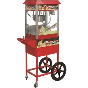 Nova máquina de popcorn com carrinho