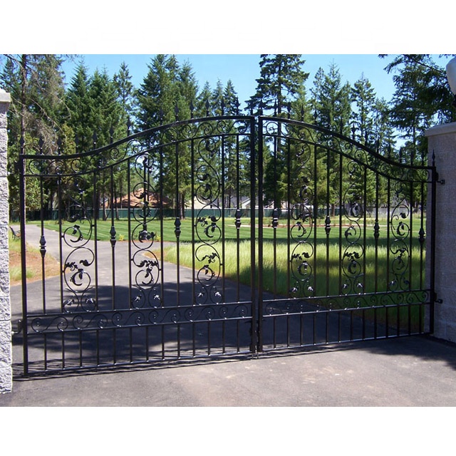 Кованые железные ворота нового образа/дешевые железные ворота