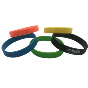 Colored Cheap Custom Rubber Silicone Band