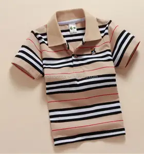 Camisa polo para crianças com design simples