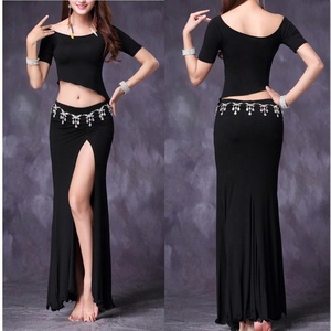 Bestdance Traje de <span class=keywords><strong>danza</strong></span> del vientre <span class=keywords><strong>Ropa</strong></span> de práctica de <span class=keywords><strong>danza</strong></span> <span class=keywords><strong>oriental</strong></span> Nuevo traje de práctica de baile Traje de falda modal de primavera y verano - Product Image 6