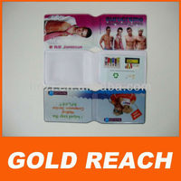 Dudukan kartu ID nama plastik pabrik promosi murah desain populer pemegang dompet kartu kredit PVC Rfid
