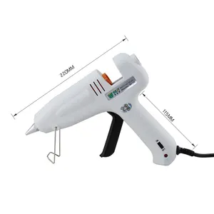 Uni Eropa Menggunakan 7 Mm Lem Tongkat Opsional Base Tinggi Temp Heater Melelehkan Lem Tembak 20 W 40 W alat Perbaikan Heat Gun