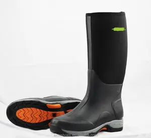 Customize factory sport sneaker EVA out sole Lightweight Neoprene Rubber Wellington Unisex WATERPROOF LADY Rain Boots