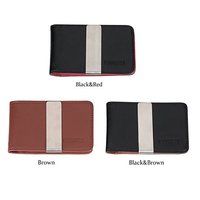 Dompet klip uang ramping pemblokir RFID, dompet pria saku depan, dompet klip uang ramping pemblokir RFID untuk pria, saku depan