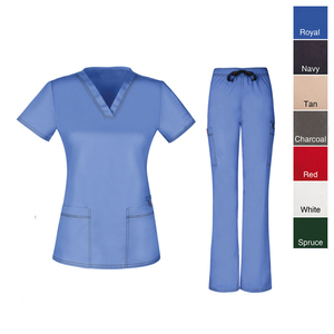 Set di <span class=keywords><strong>Divise</strong></span> Mediche Unisex Riutilizzabili alla Moda, Uniformi per Infermieri Morbide e Confortevoli - Product Image 3