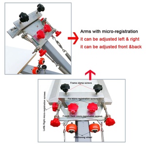 Quay Màn hình máy in 4 màu 4 trạm <span class=keywords><strong>DIY</strong></span> thiết bị in ấn bù đắp Màn hình máy in - Product Image 2