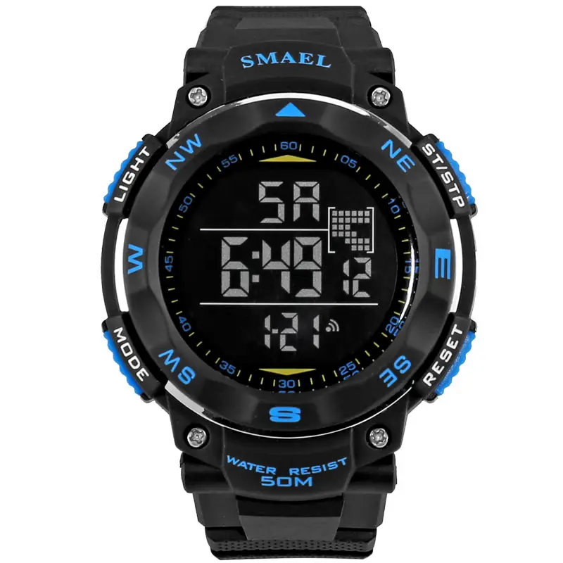 SMAEL mutil function men watch 1235 digital men sport watch waterproof