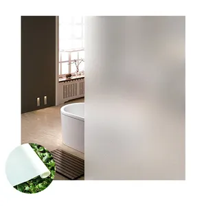 Статическая липкая оконная пленка из матового стекла для офиса и ванной комнаты