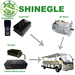Kit de conversion électrique Shinegle 10 kW pour voiturette de <span class=keywords><strong>golf</strong></span> <span class=keywords><strong>6</strong></span> places avec moteur AC – En vente - Product Image 4