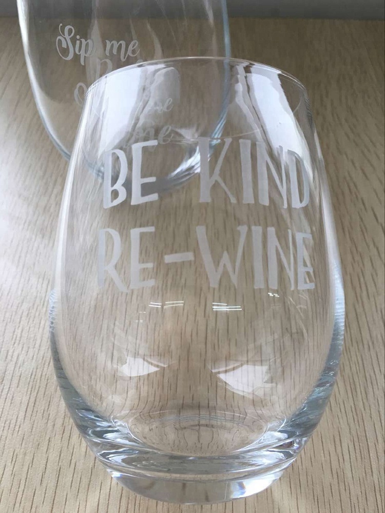 Wholesale 570 ml High quality lead-free crystal stemless wine glass