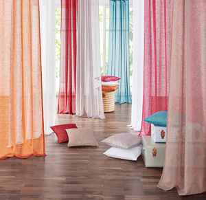 Stile europeo <span class=keywords><strong>Crema</strong></span> di colore di Disegno Tende Trasparenti - Product Image 4