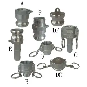 Approvisionnement d'usine Adaptateur Camlock E en acier inoxydable 304