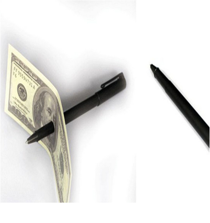 Новинка, шариковая ручка для магических трюков, брендовая черная волшебная игрушка с переходом по купюре, ручка с купюрой, для фокусов