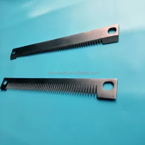 packaging machine straight serrated blade for plastic film cutting