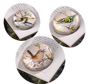 Honor of crystal 100mm 4 pouces cristal hémisphère verre demi-boule presse-papier cadeaux - Product Image 4