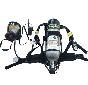 Silikon-Voll maske, Freilauf-Überdruck-Atemgerät, Feuerwehr mann - Product Image 2