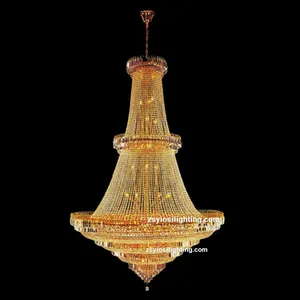 En iyi fransız altın İmparatorluğu kristal avizeler kolye ışık