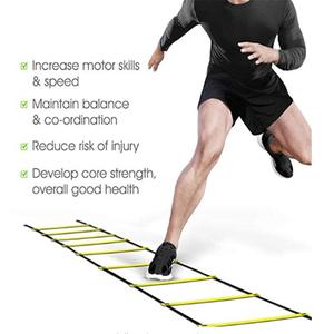 19ft Adjustable <strong>Speed</strong> <strong>Agility</strong> Ladder <strong>Training</strong> Exercise <strong>Agility</strong> Ladder &amp; <strong>Speed</strong> Cones <strong>Training</strong> Set for Soccer <strong>Training</strong> - Product Image 5