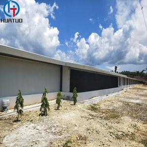 Galvanizado prefabricado Estructura de acero gallinero criador de aves de corral <span class=keywords><strong>casa</strong></span> de gallinas Cobertizo - Product Image 1