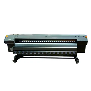 TECJET Printer Inkjet Foto Dalam dan Luar Ruangan 3204H Mesin Cetak Spanduk Fleksibel Pvc dengan Tinta Pelarut