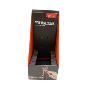 Stand wholesale shelf display paper box