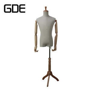 <span class=keywords><strong>Mannequin</strong></span> <span class=keywords><strong>de</strong></span> couturière réglable en bois pour robe féminine, taille enfant, bras à vendre - Product Image 4