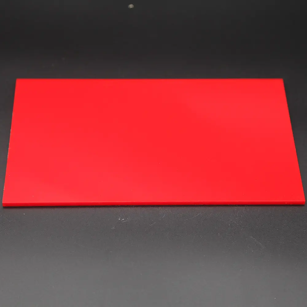 XINTAO red plexi glass red Coloured Acrylic Perspex Sheet