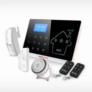 Wolfguard产品CID中央监视器支持房屋备用电池局域网报警系统