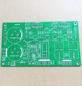 Placa de circuito en blanco para AMPLIFICADOR DE POTENCIA DE DOBLE pista LM3886, PCB para hifi
