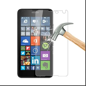 Giao hàng nhanh 9 h explosion-proof film hiểm cứng membrane tempered glass screen protector đối với Microsoft Lumia 640