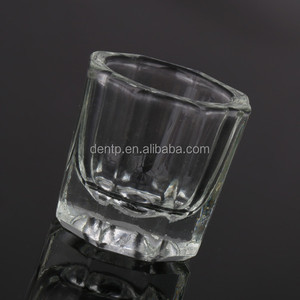 Coloful 10ml dentale tazza di vetro, dentale di cristallo coppa ottagonale, däppen vetro dentale piatto - Product Image 4
