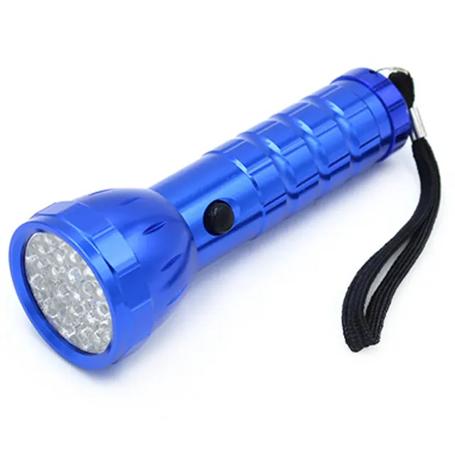 Metal Body 28 LED Wild Sport Safety Capture Scorpion UV Short Wave Flashlight