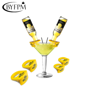 Promotionnel Logo Personnalisé Accepté Pas Cher CoronaRita Supports De Bouteille De Bière Boisson Clip pour Margarita Lunettes - Product Image 1