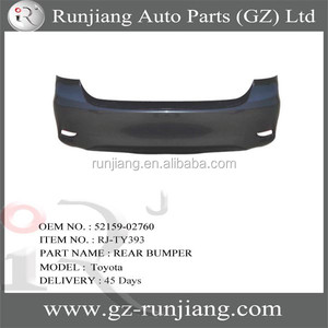 Pare-chocs arrière PP OEM NO.52159-02760 pour <span class=keywords><strong>Toyota</strong></span> Corolla 2010 - Product Image 1