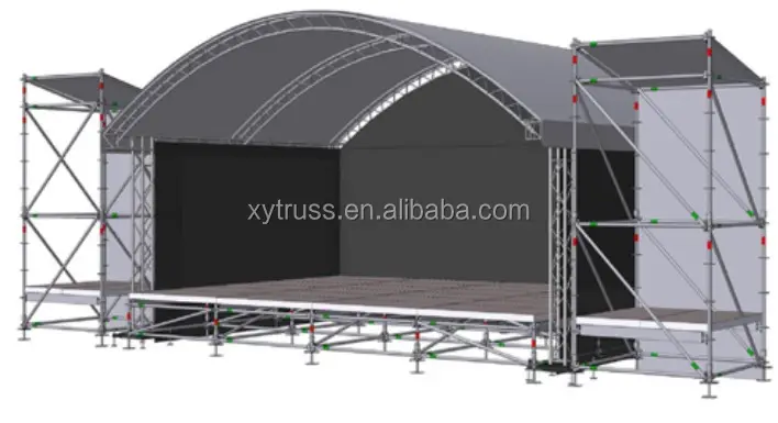 durable arch roof truss structure for outdoor event factory price