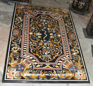 ท็อปโต๊ะหินอ่อน Pietra Dura, โต๊ะรับประทานอาหารหินอ่อนฝังลาย - Product Image 1