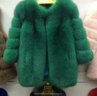 Cappotto di pelliccia di volpe ragazza sexy giacca di pelliccia di volpe stile russo