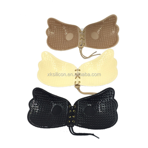 push up BRA silicona bralette encaje backless sin tirantes Fly sujetador Deep V Bras invisibles para las mujeres boda vestido - Product Image 2