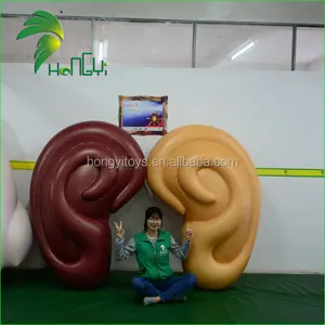 Giant Inflatable Custom Facial Character Shaped Balloon , Advertising Inflatable Ear/ Guangzhou Inflatable Model