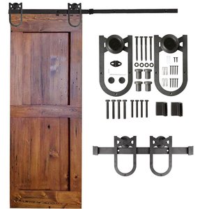 <span class=keywords><strong>Rail</strong></span> <span class=keywords><strong>coulissant</strong></span> Piste Grange Quincaillerie Rustique Porte En Bois - Product Image 4