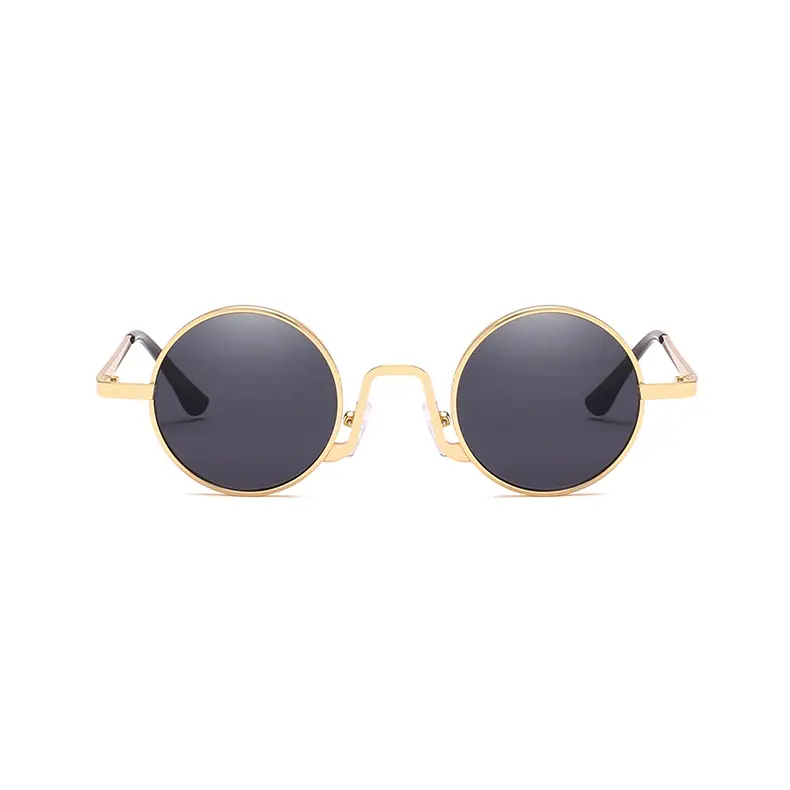 203001 Superhot Eyewear John Lennon Retro 90s Style Sun gläser Round Steampunk Hippy Sunglasses