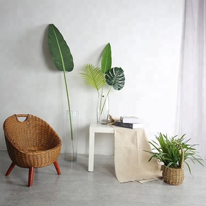 Vente directe d'usine Feuilles de <span class=keywords><strong>bananier</strong></span> artificielles en plastique Grandes feuilles vertes Feuilles de jungle artificielles - Product Image 5